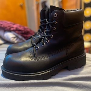 Black steel toe timberland pros men’s 7.5 only used once!